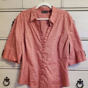 NEW YORK & CO 7th Avenue Button Down Top